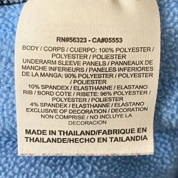 NIKE Therma Fit Blue color block Fleece Hoodie M - Picture 8 of 10